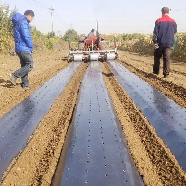 280型三壟旋耕起壟鎮(zhèn)壓鋪膜鋪管打孔定值一體機